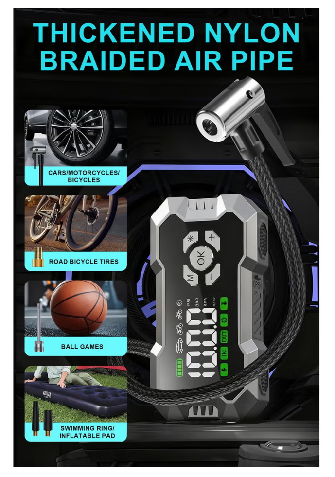 X-SCOOT XS-625 Multifunctional Power Bank 5-in-1 — 10000mAh | Car Jump Starter & Portable Charger