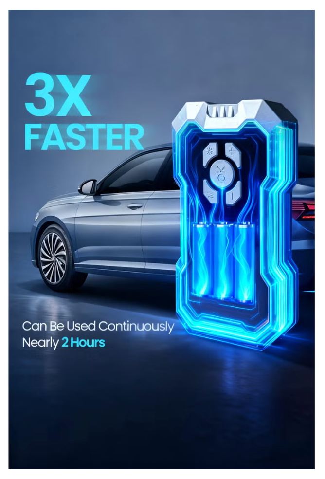 X-SCOOT XS-625 Multifunctional Power Bank 5-in-1 — 10000mAh | Car Jump Starter & Portable Charger