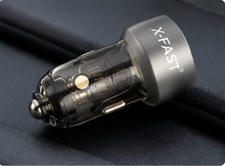 X-FAST 55W Fast Charging Car Charger Kit – USB-C & USB-A Dual Port
