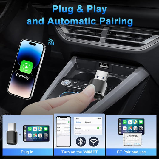 Wireless CarPlay & Android Auto Mini Adapter – 2026