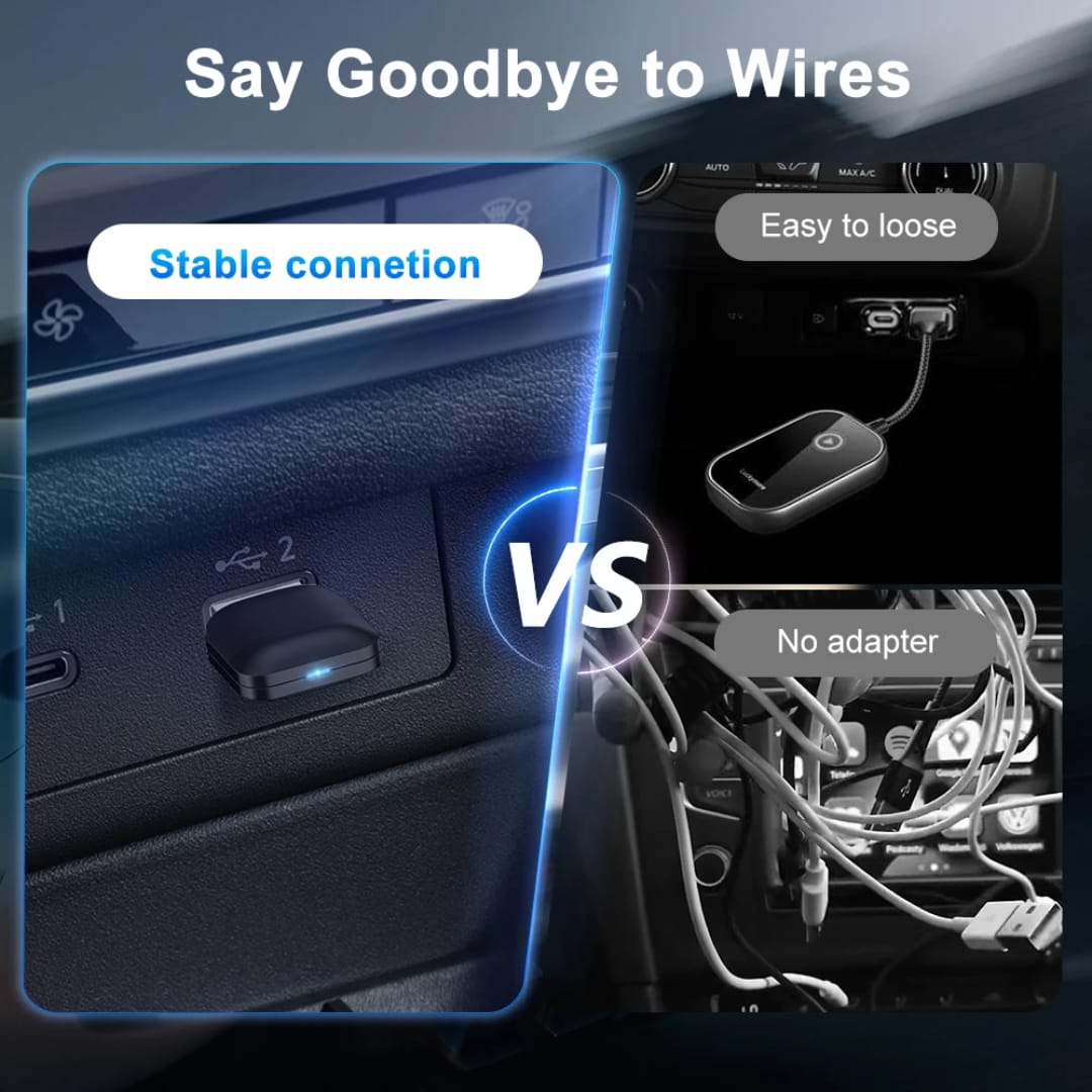 Wireless CarPlay & Android Auto Mini Adapter – 2026